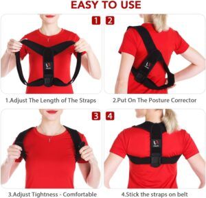 Schiara posture corrector back brace