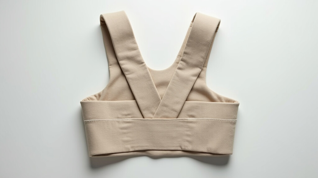 Back Embrace Posture Corrector on a wooden table with accessories