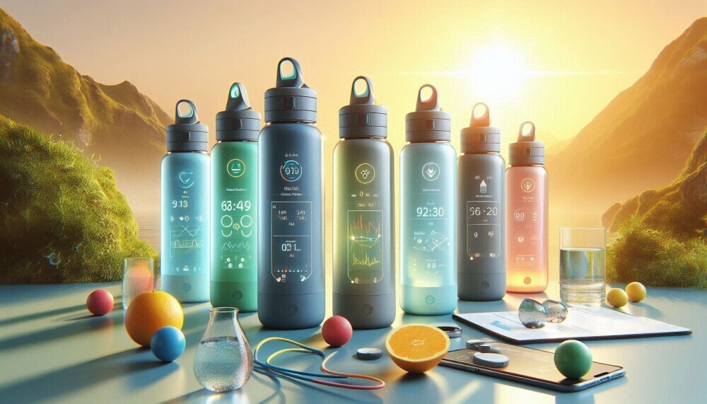 best 4 hydration tracker water bottles for running